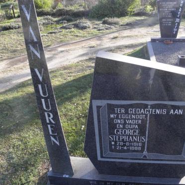 VUUREN George Stephanus, van 1916-1988