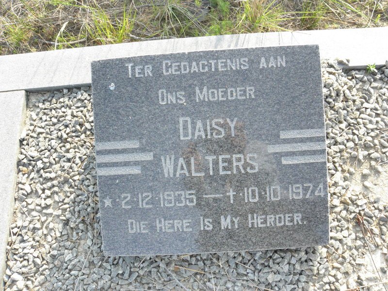 WALTERS Daisy 1935-1974