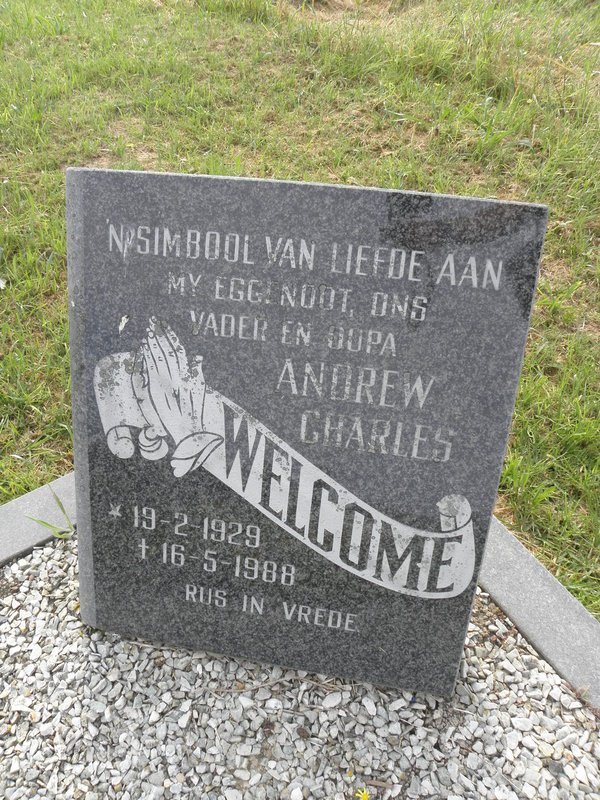 WELCOME Andrew Charles 1929-1988