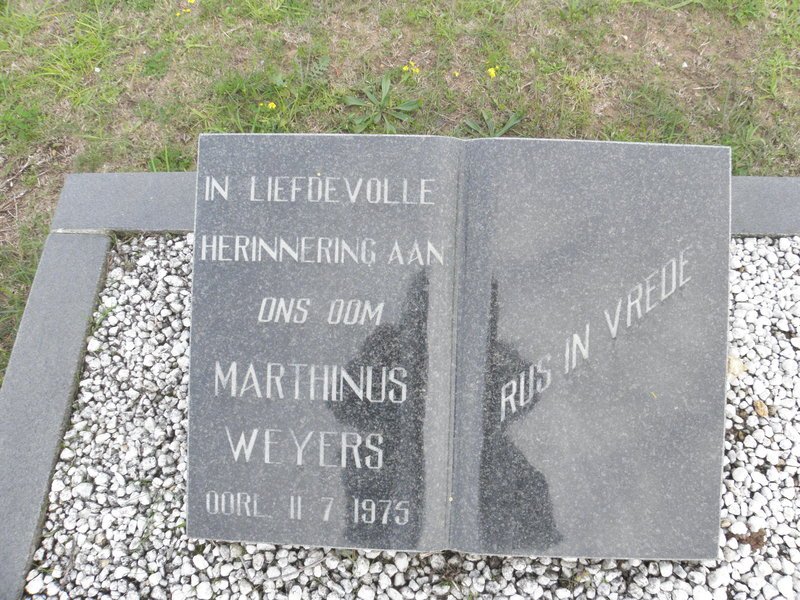 WEYERS Marthinus -1975