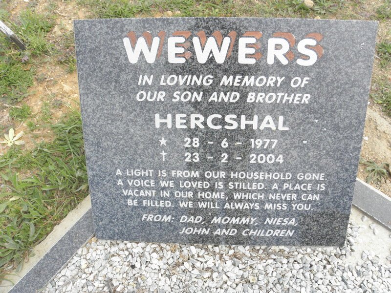 WEWERS Hercshal 1977-2004