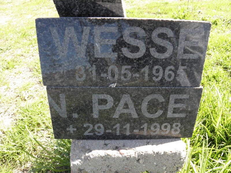 WESSE N. Pace 1965-1998