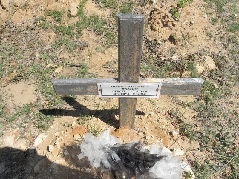 WILLIAMS Shanone Marianne L. 1970-2009