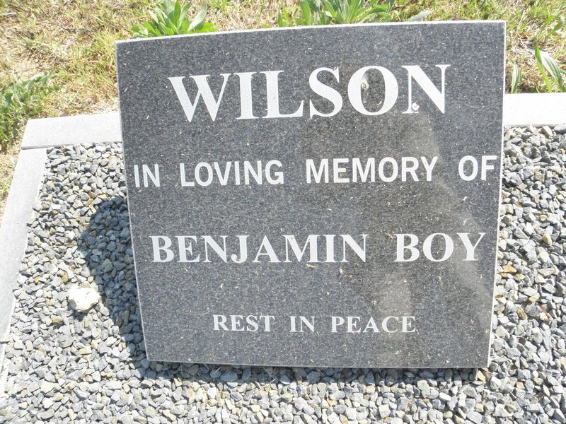 WILSON Benjamin Boy
