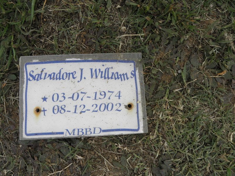 WILLIAMS Salvadore J. 1974-2002