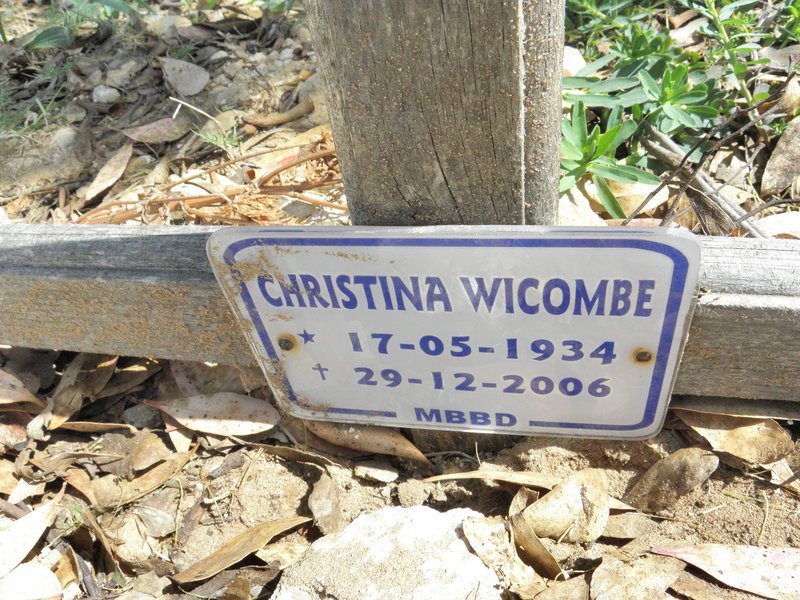 WICOMBE Christina 1934-2006