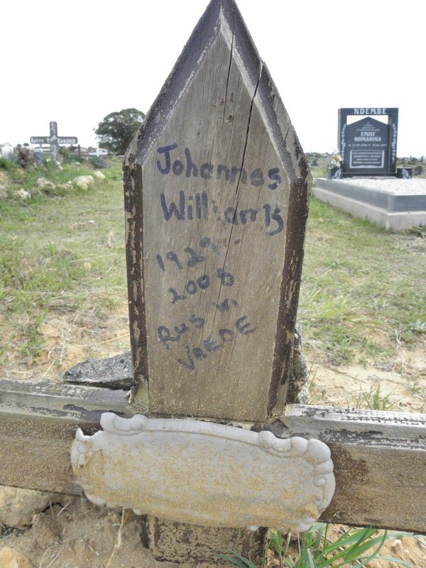 WILLIAMS Johannes 1929-2008