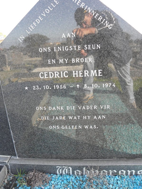 WOLMARANS Cedric Herme 1956-1974