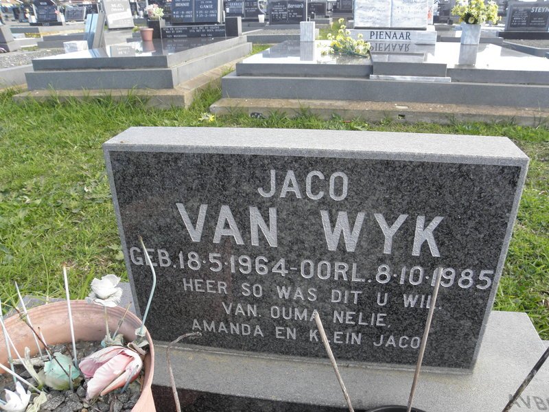 WYK Jaco, van 1964-1985