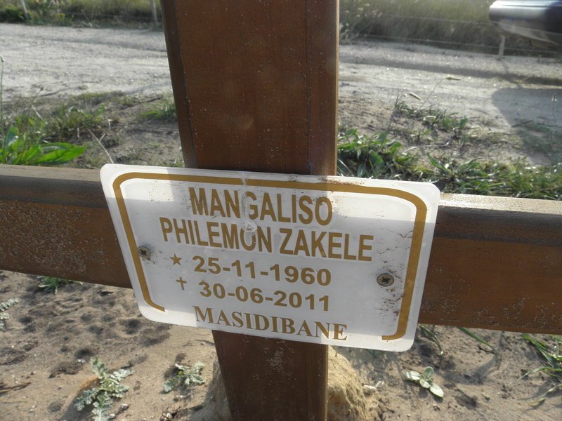 ZAKELE Mangaliso Philemon 1960-2011