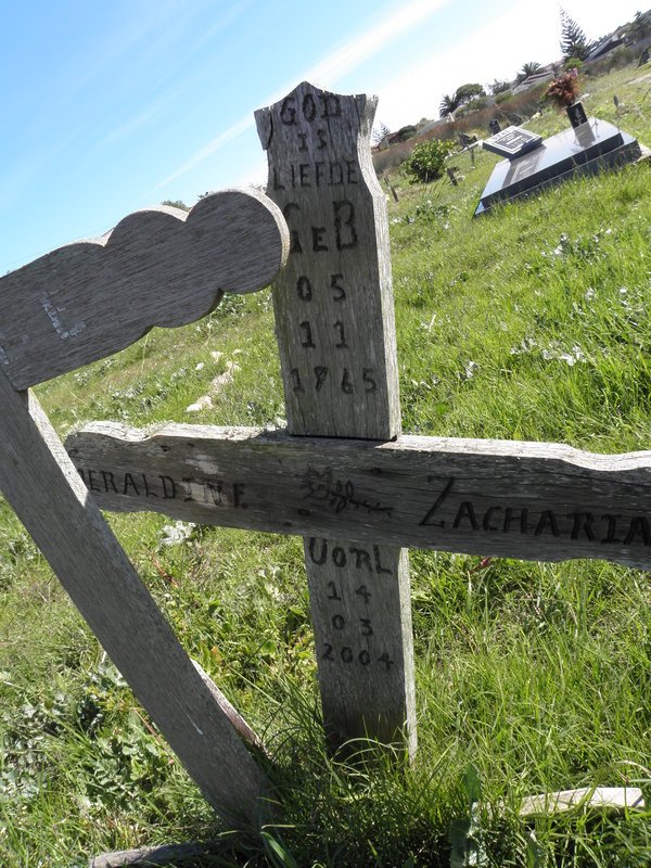 ZACHARIA Geraldine 1965-2004