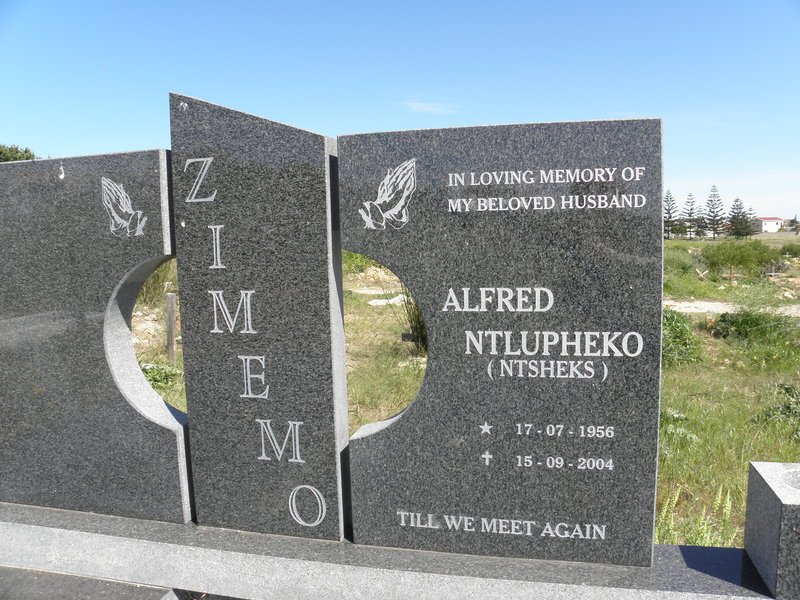 ZIMEMO Alfred Ntlupheko 1956-2004