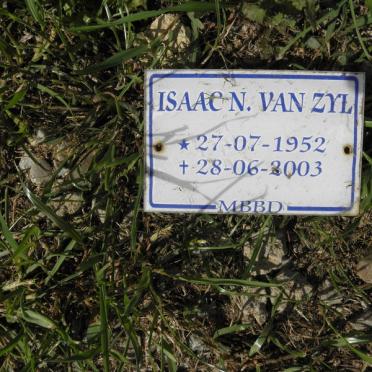 ZYL Isaac N., van 1952-2003