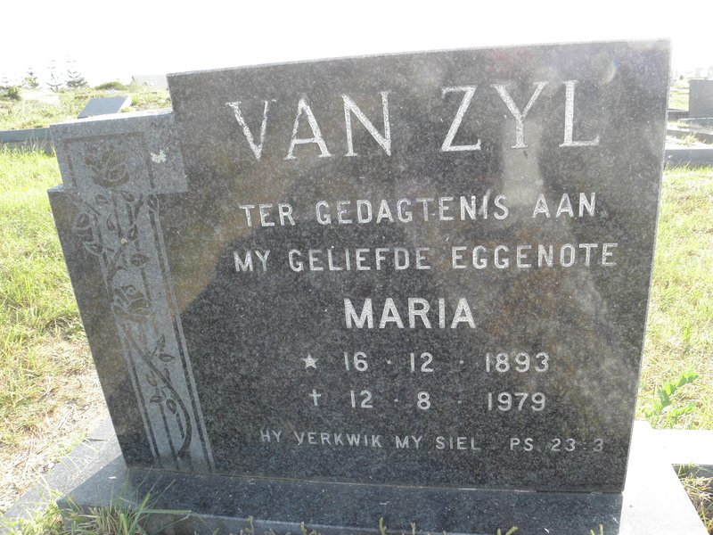 ZYL Maria, van 1893-1979