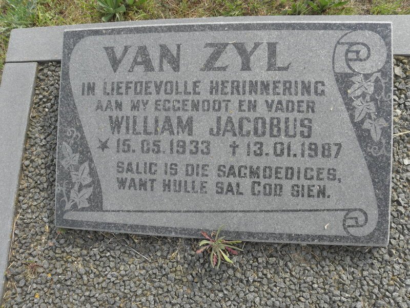 ZYL William Jacobus, van 1933-1987