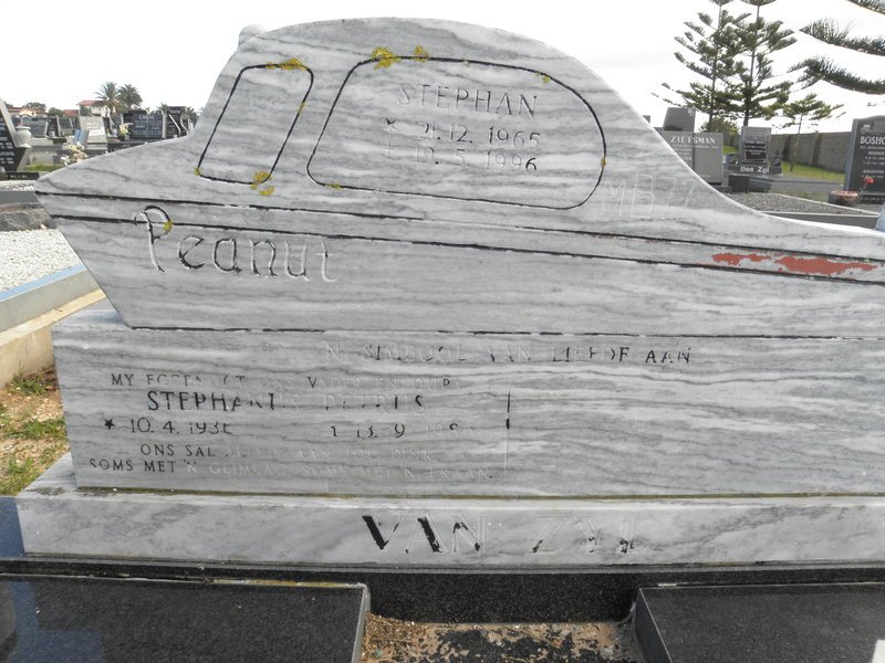 ZYL Stephanus Petrus, van 1936-1986 :: VAN ZYL Stephan 1965-1996