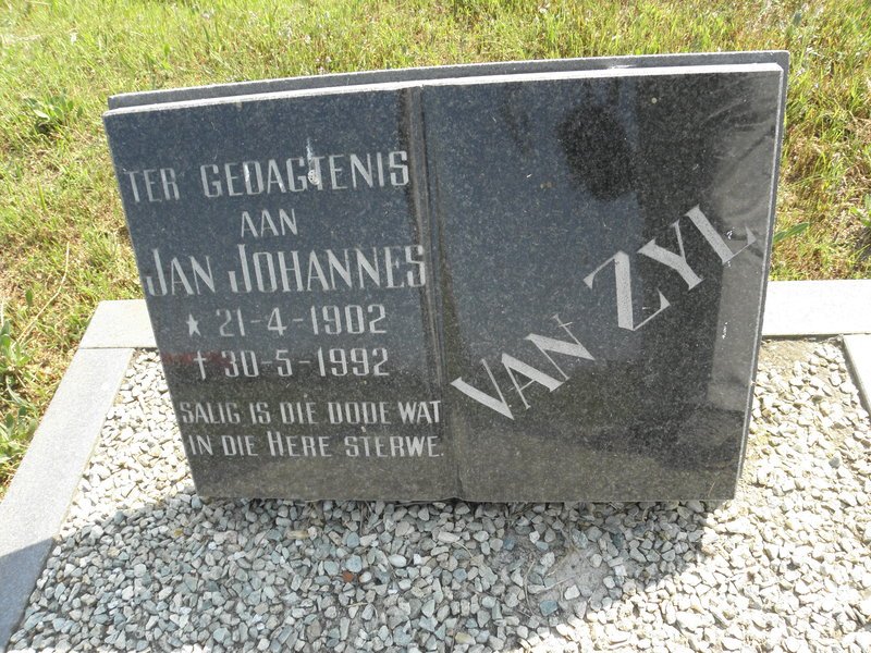 ZYL Jan Johannes, van 1902-1992
