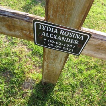 ALEXANDER Lydia Rosina 1957-2021