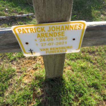 ARENDSE Patrick Johannes 1966-2021