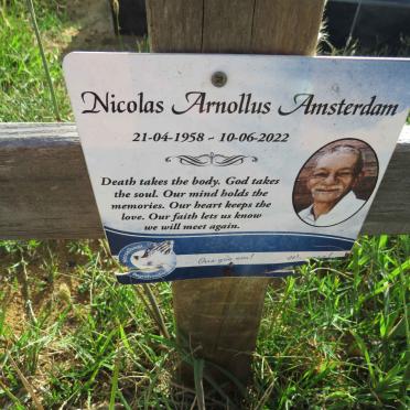 AMSTERDAM Nicolas Arnollus 1958-2022
