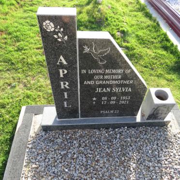 APRIL Jean Sylvia 1953-2021