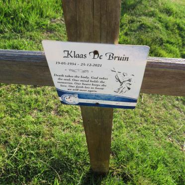 BRUIN Klaas, de 1934-2021
