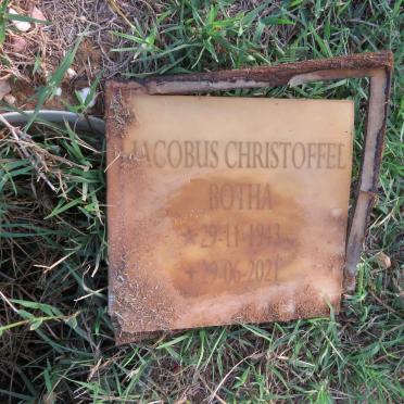 BOTHA Jacobus Christoffel 1943-2021