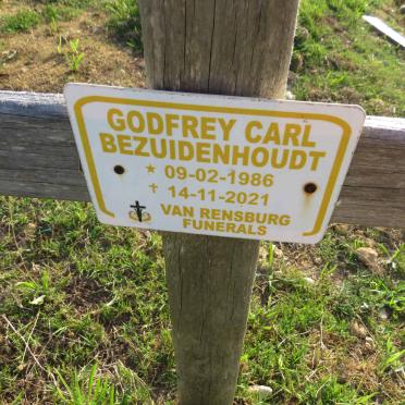BEZUIDENHOUT Godfrey Carl 1986-2021