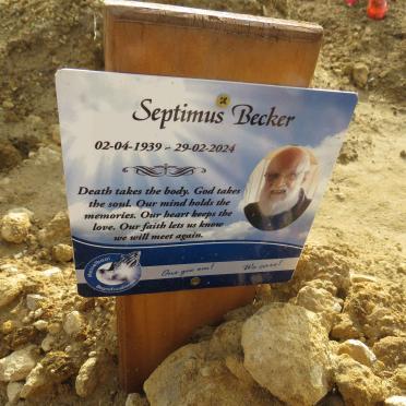 BECKER Septimus 1939-2024