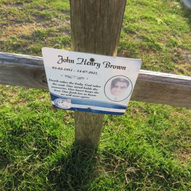 BROWN John Henry 1951-2021