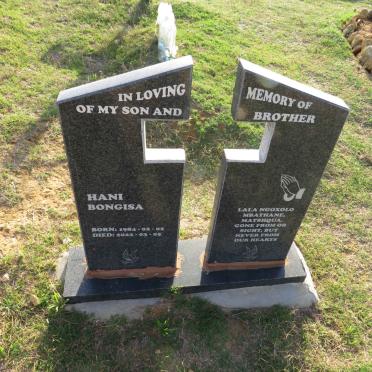 BONGISA Hani 1984-2022