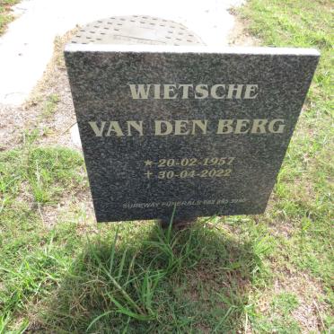 BERG Wietsche, van den 1957-2022