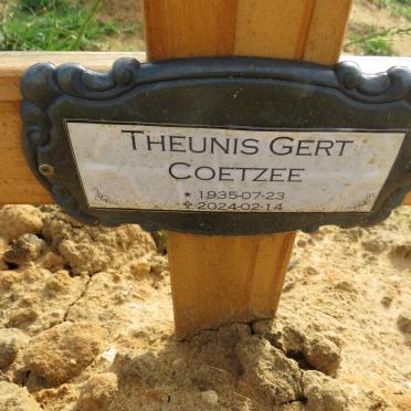 COETZEE Theunis Gert 1935-2024