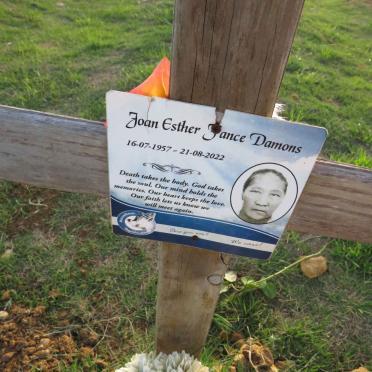 DAMONS Joan Esther Fance 1957-2022