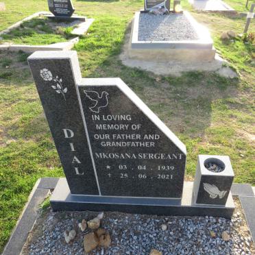 DIAL Mkosana Sergeant 1939-2021