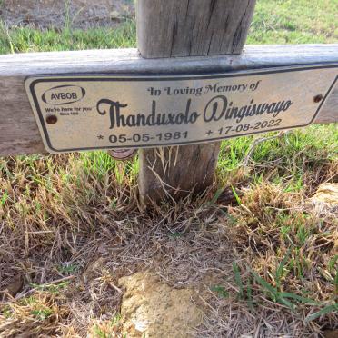 DINGISWAYO Thanduxolo 1981-2022
