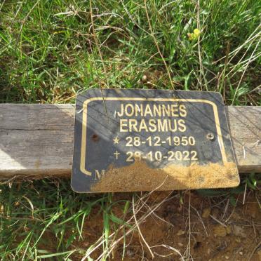 ERASMUS Johannes 1950-2022