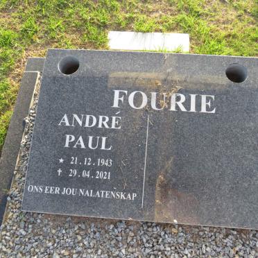 FOURIE Andre Paul 1943-2021
