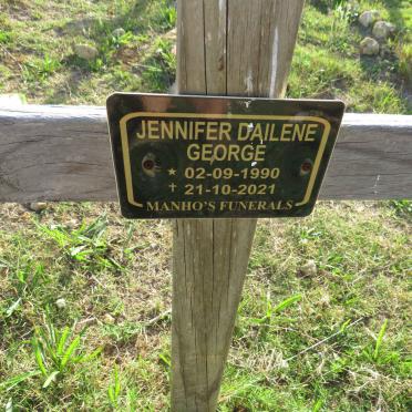 GEORGE Jennifer Dailene 1990-2021