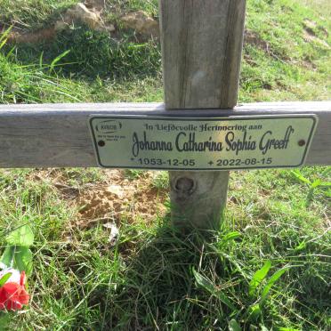 GREEFF Johanna Catharina Sophia 1953-2022