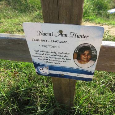 HUNTER Naomi Ann 1961-2022