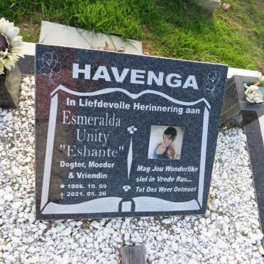 HAVENGA Esmeralda Unity 1986-2021