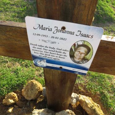ISAACS Maria Johanna 1953-2022