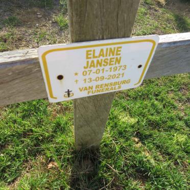 JANSEN Elaine 1973-2021
