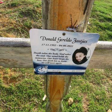 JANTJIES Donald Gereldo 1992-2022