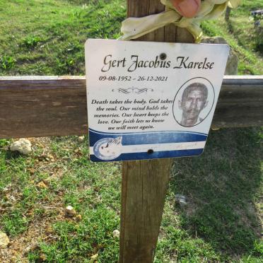 KARELSE Gert Jacobus 1952-2021