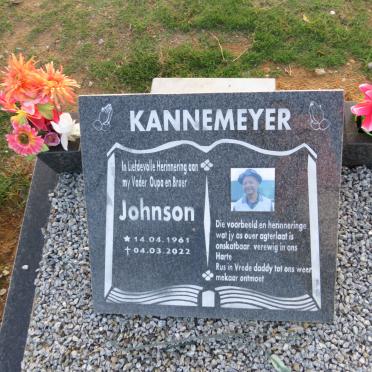 KANNEMEYER Johnson 1961-2022