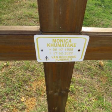 KHUMATAKE Monica 1958-2022