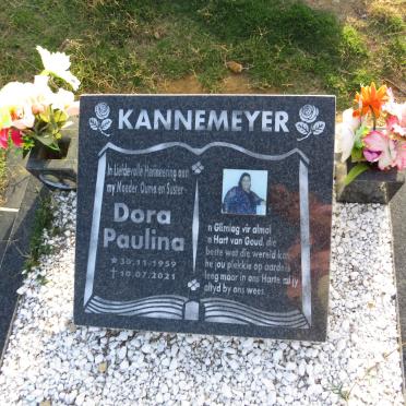 KANNEMEYER Dora Paulina 1959-2021