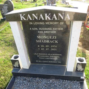 KANAKANA Mongezi Shadrack 1974-2021